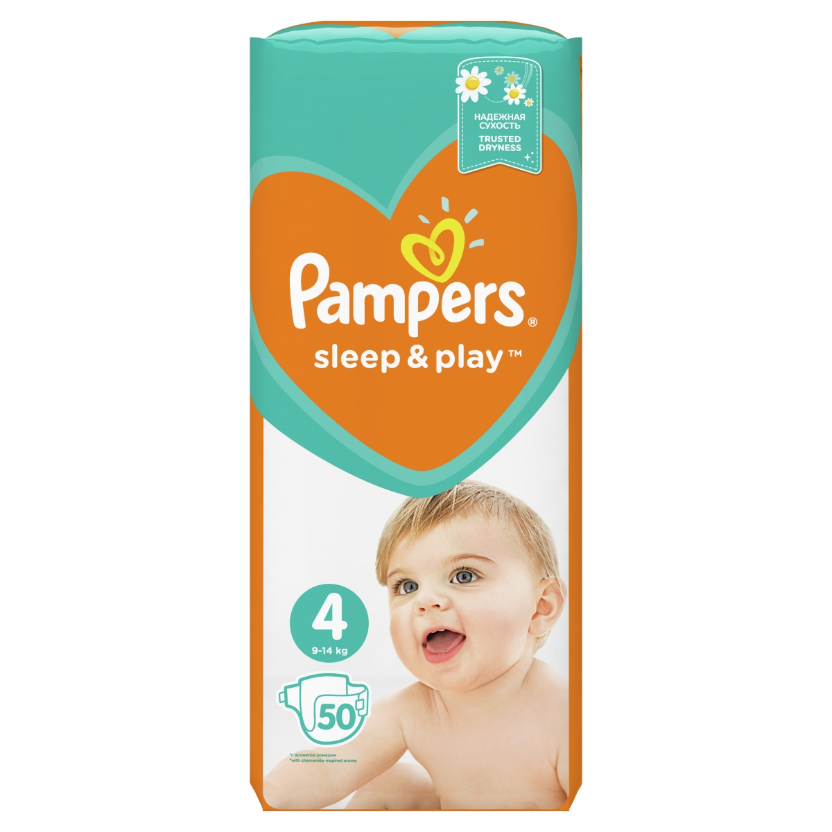 PAMPERS SLEEP&PLAY AR KUMELĪTĒM 4.IZM (8-14KG) N50 MAXI - Produkta attēls