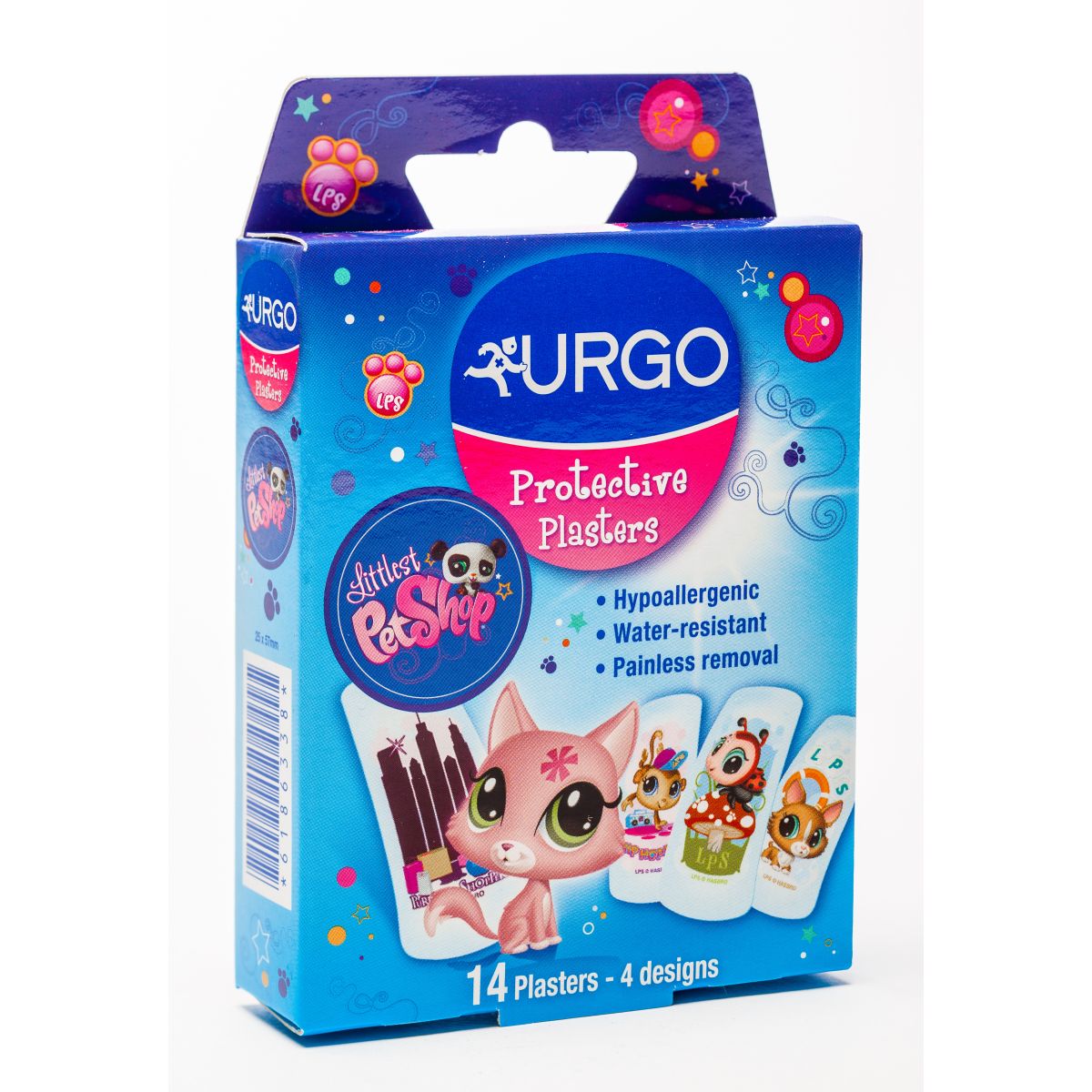 PLĀKSTERI URGO KIDS PET SHOP 2,5 x 5,7CM N14 - Produkta attēls