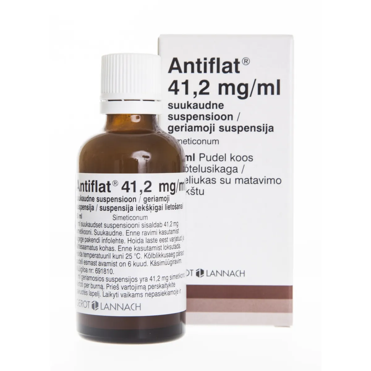 ANTIFLAT 41.2MG/1ML PILIENI 50ML - Produkta attēls