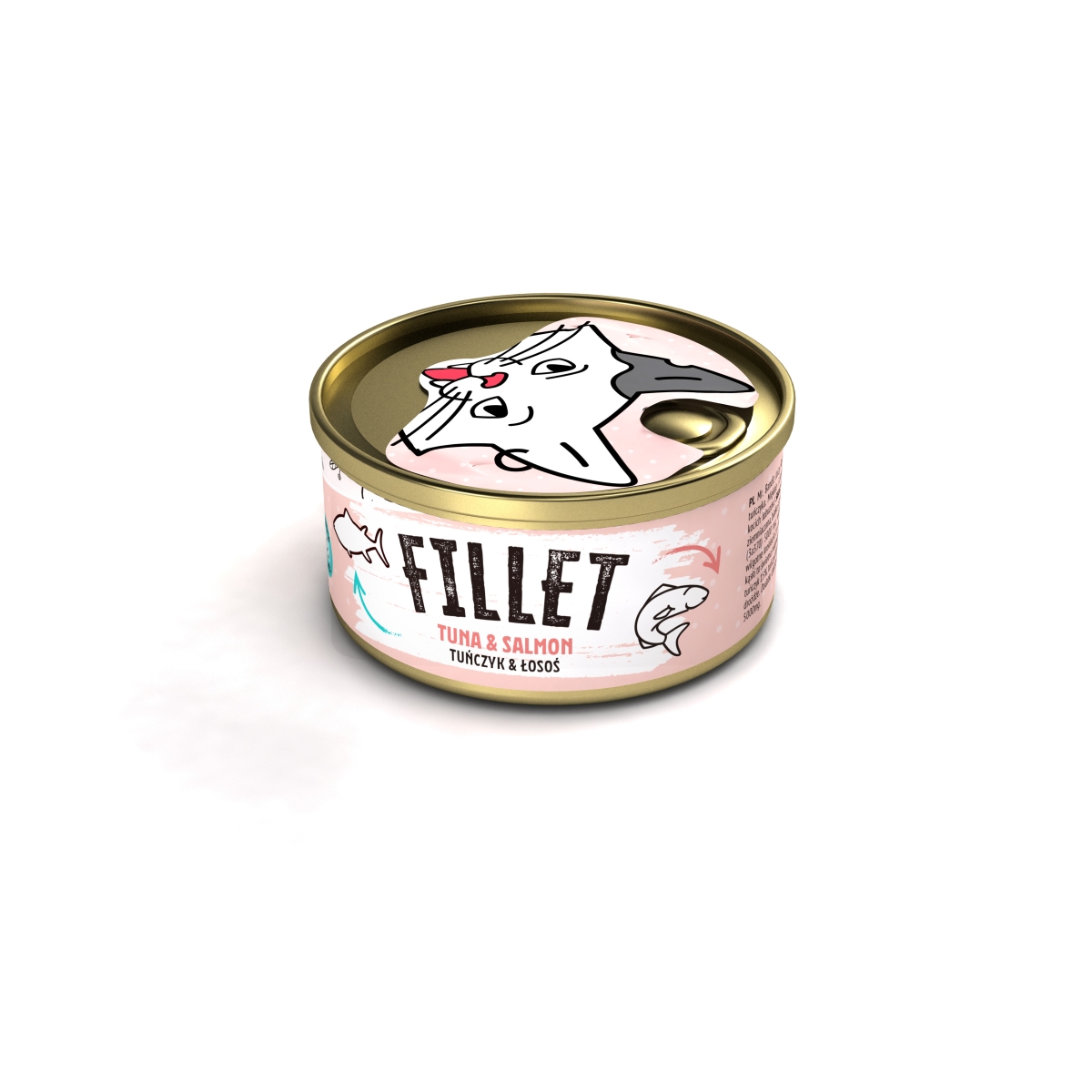 MR.BANDIT CAT FILLET KONS TUNA/SALMON /TUN/LASIS FILEJA 80G /1698 - Produkta attēls