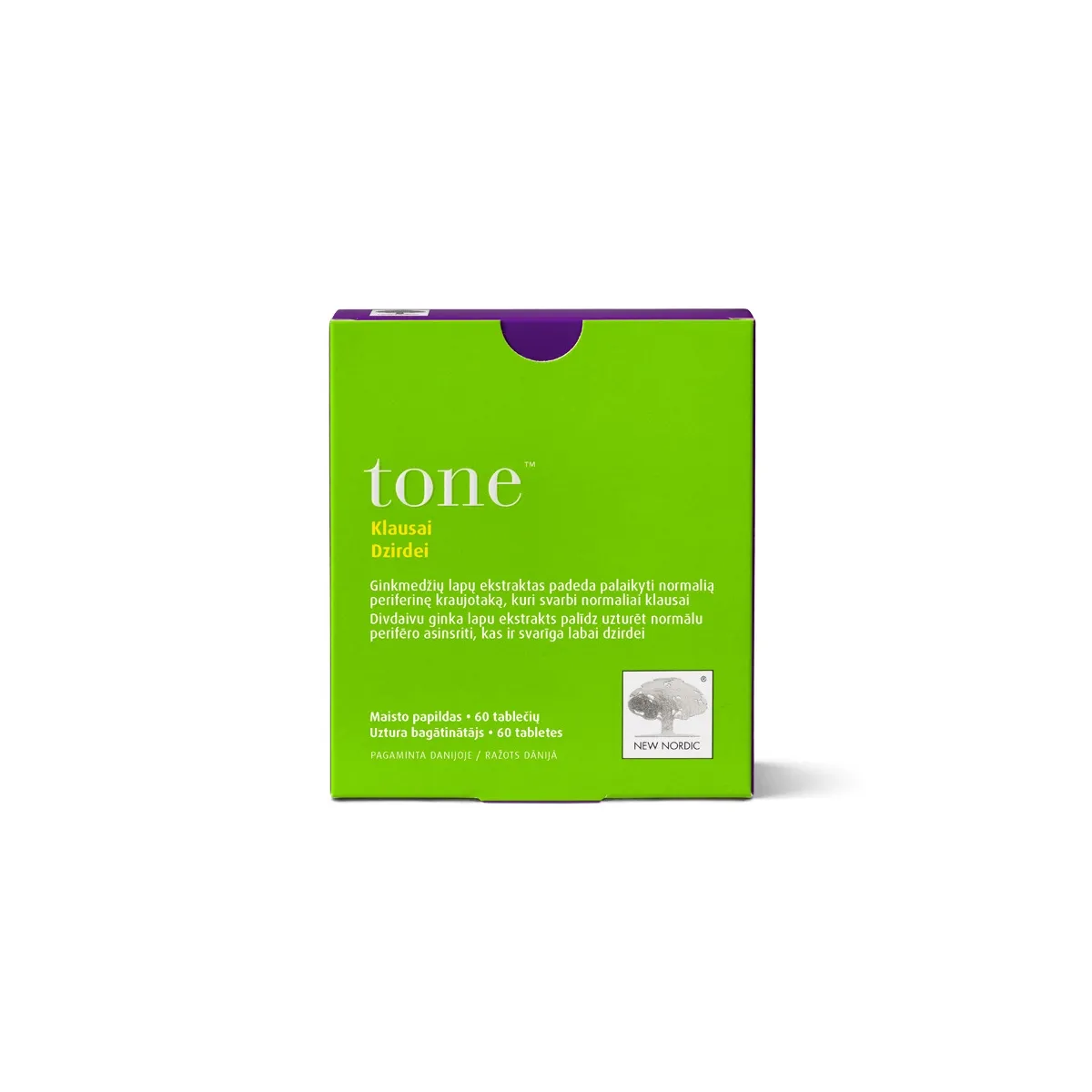 NEW NORDIC Tone™ tabletes, 60 gab. - Produkta attēls