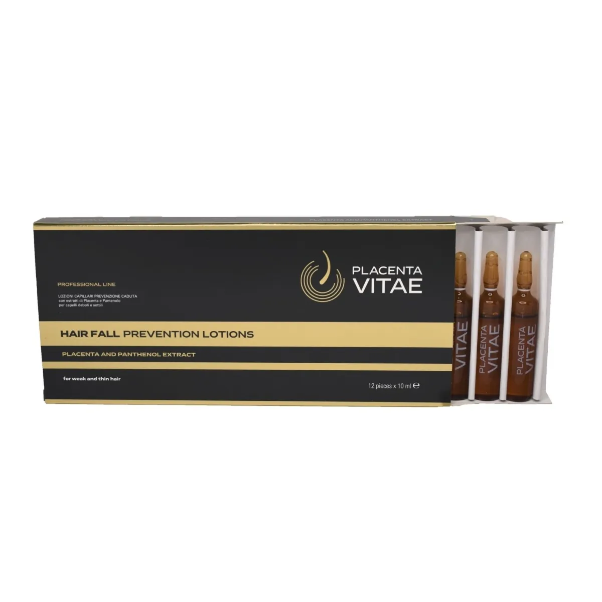 PLACENTA VITAE losj. pret matu izkrišanu ar placentas ekstraktu, 12 x 10ml - Produkta attēls