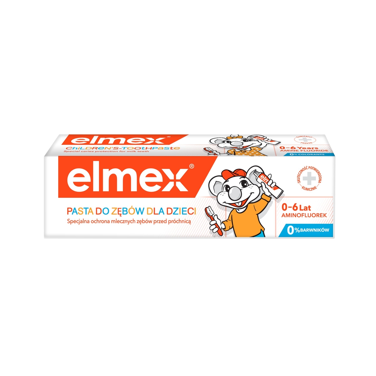 ELMEX Z.PASTA BĒRNIEM KINDER 50ML (0-6g) - Produkta attēls