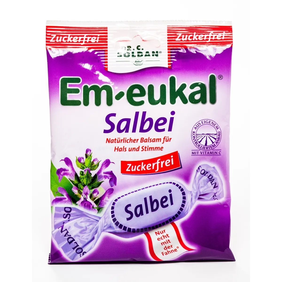 EM-EUKAL salvijas ledenes (bez cukura), 75 g. - Produkta attēls