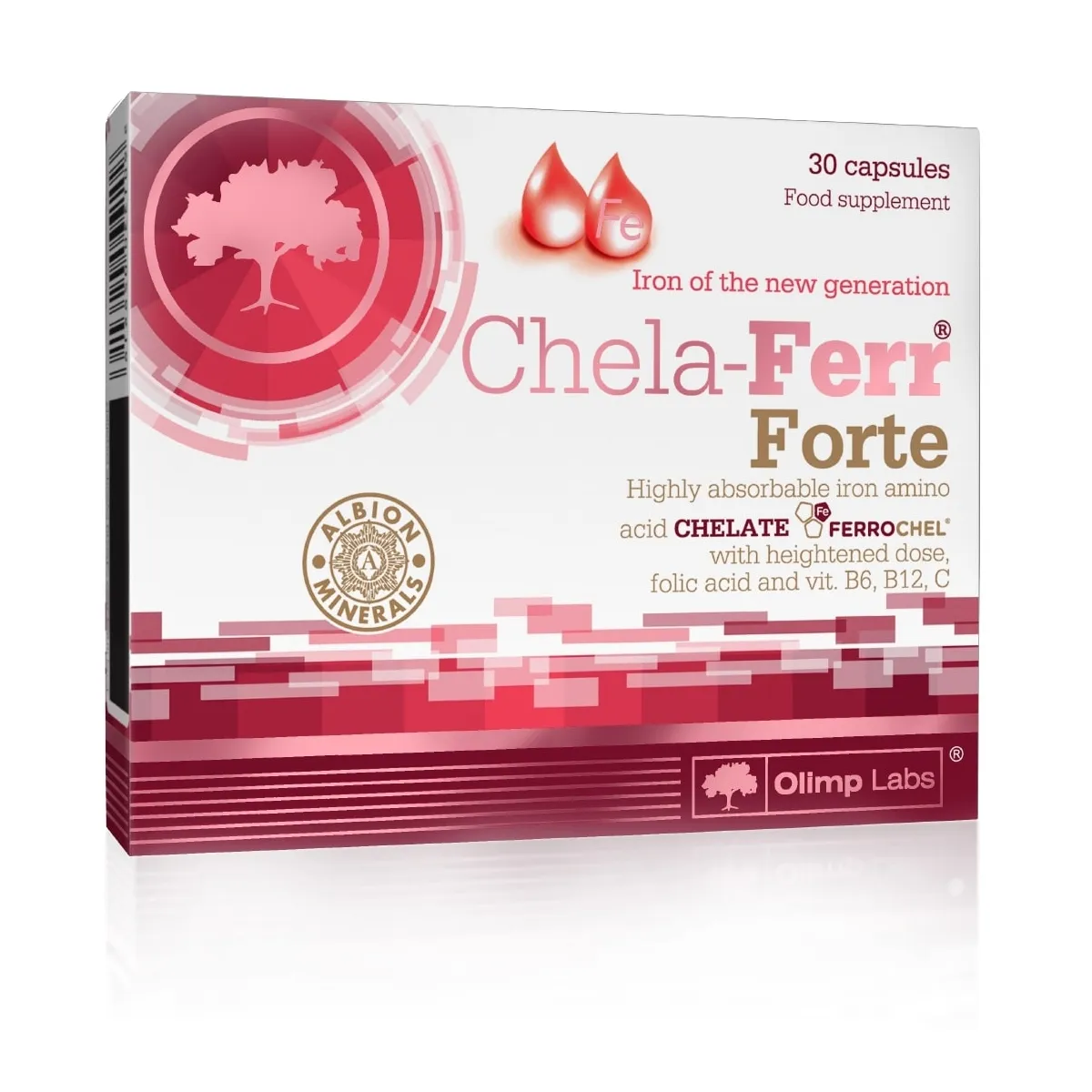 OLIMPLABS CHELA FERR FORTE KAPSULAS N30 - Produkta attēls