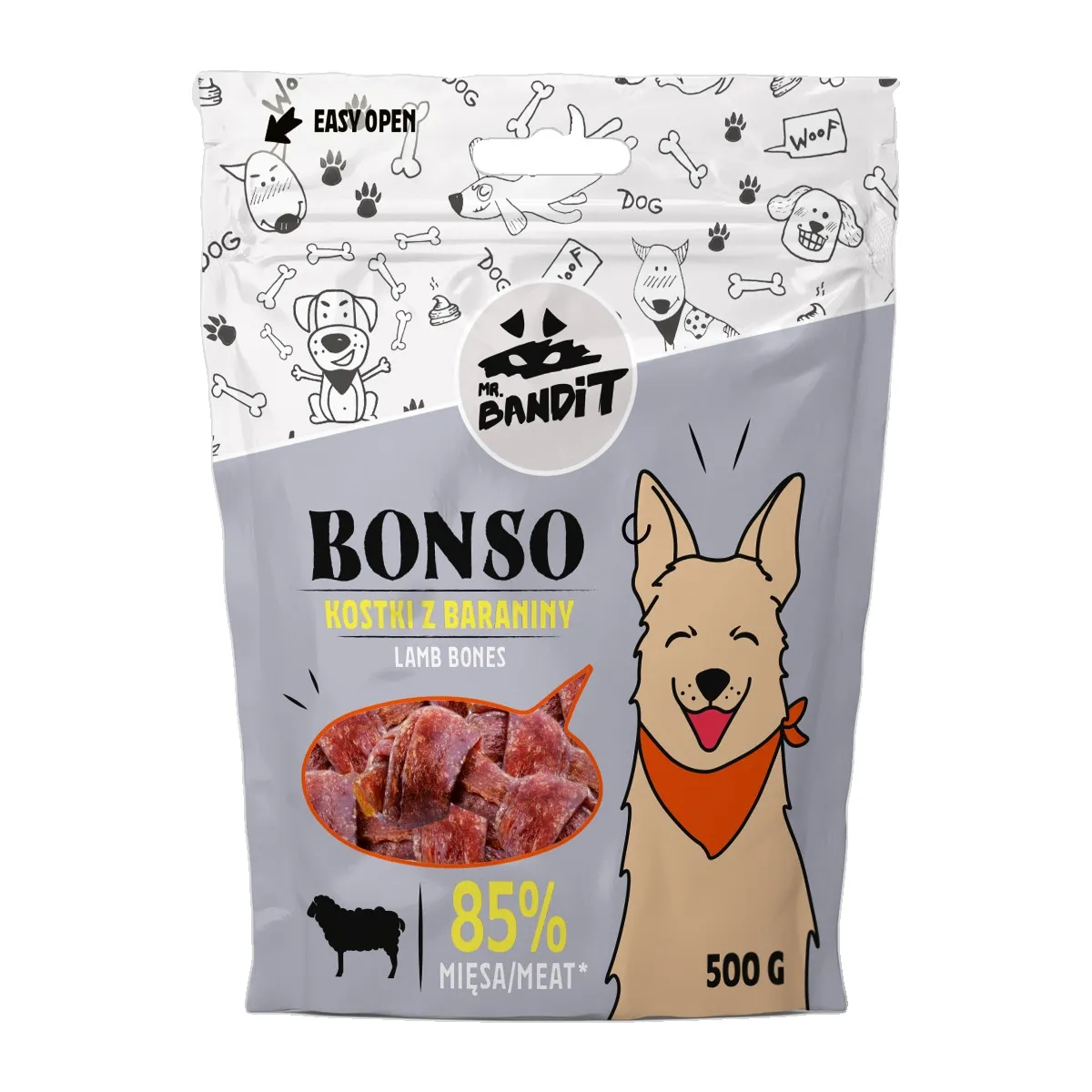 MR.BANDIT BONSO JĒRA KAULIŅI 500G - Produkta attēls