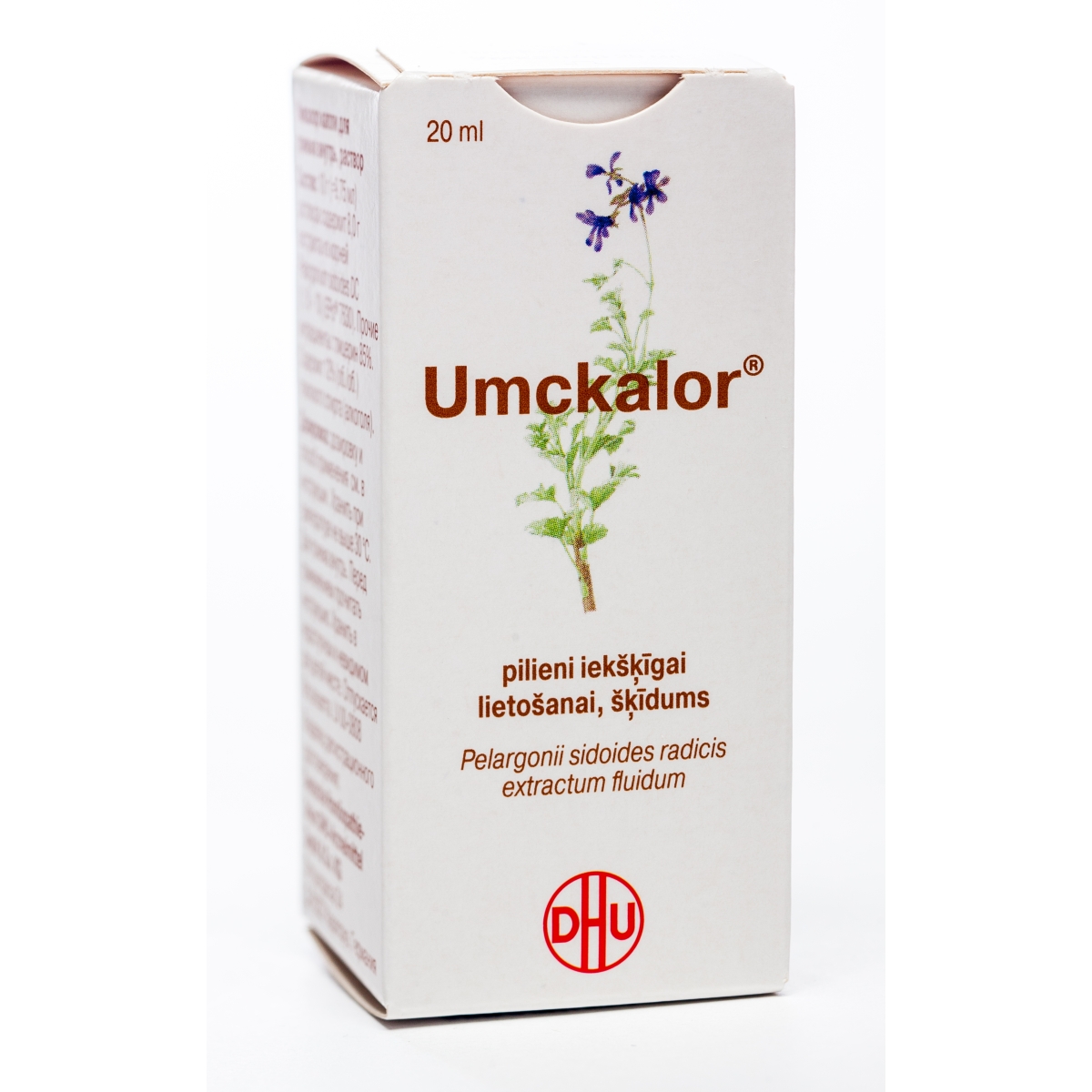 UMCKALOR® šķīdums, 20 ml - Produkta attēls