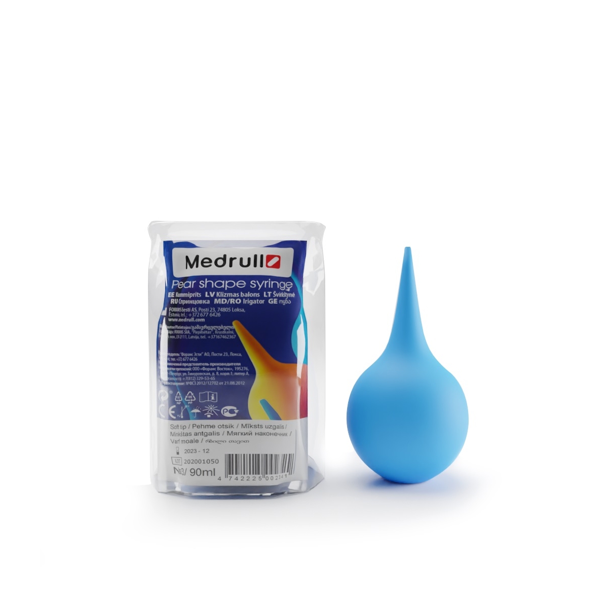 MEDRULL Balons klizmas ar mīkstu uzgali, 3 gab - Produkta attēls