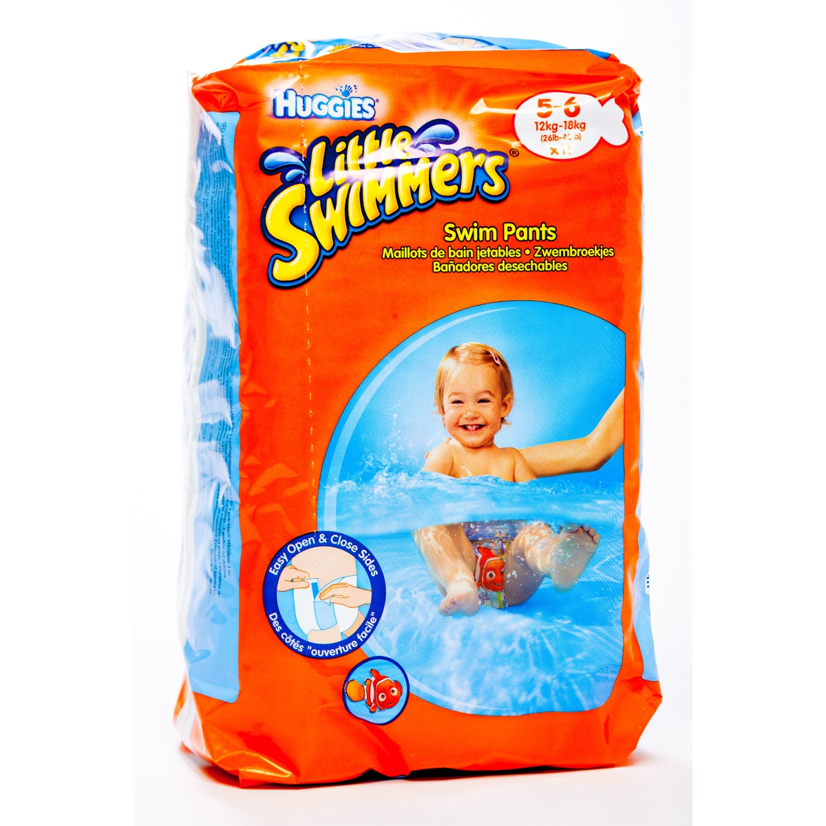 HUGGIES PELDU BIKSES 12-18KG N11 SWIMMERS - Produkta attēls