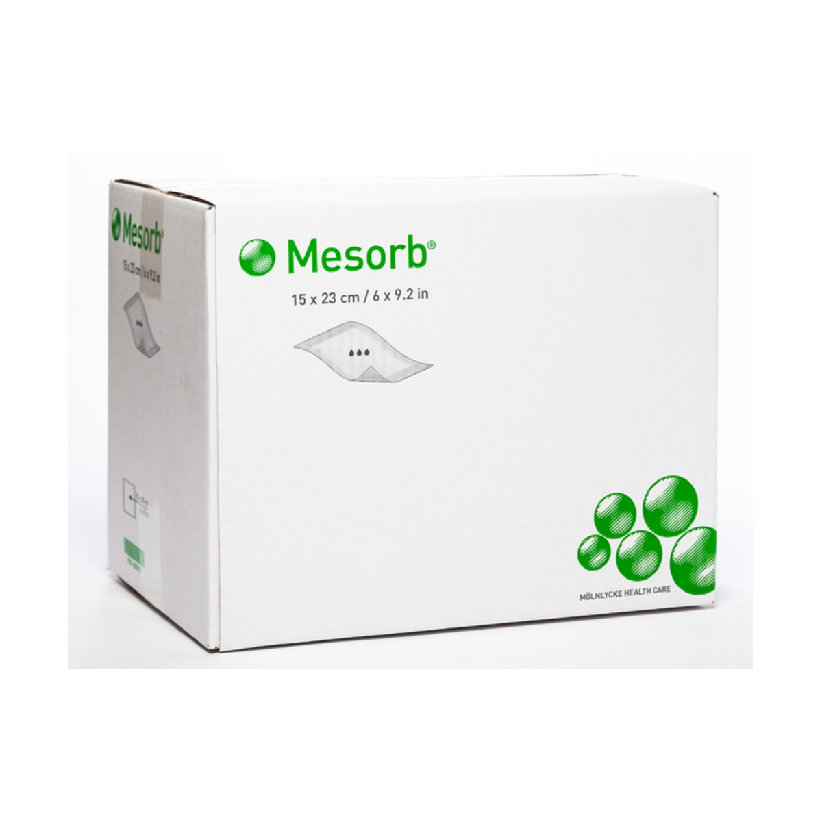 MESORB absorbējošs pārsējs 15 x 23 cm, 50 gab - Produkta attēls