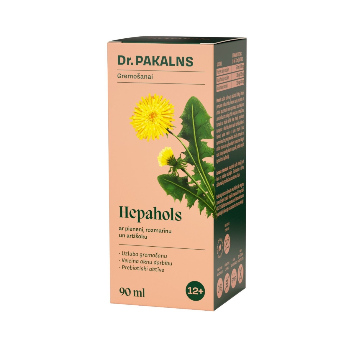 DR.PAKALNS Hepahols šķidrums 90 ml - Produkta attēls