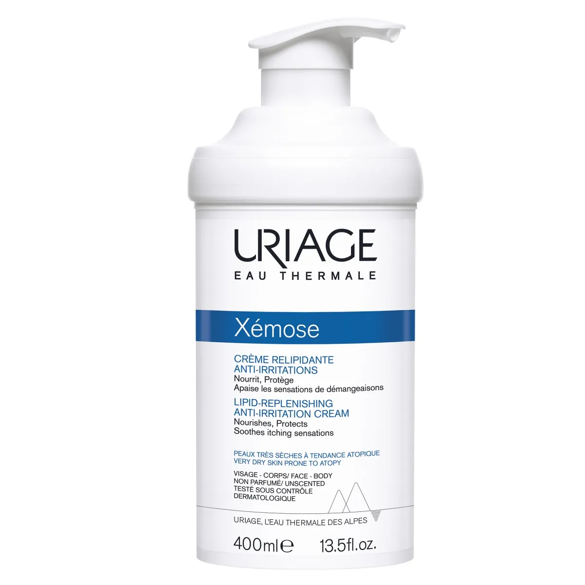URIAGE Xemose Lipid-Replenishing Anti-Irritation krēms, 400 ml - Produkta attēls