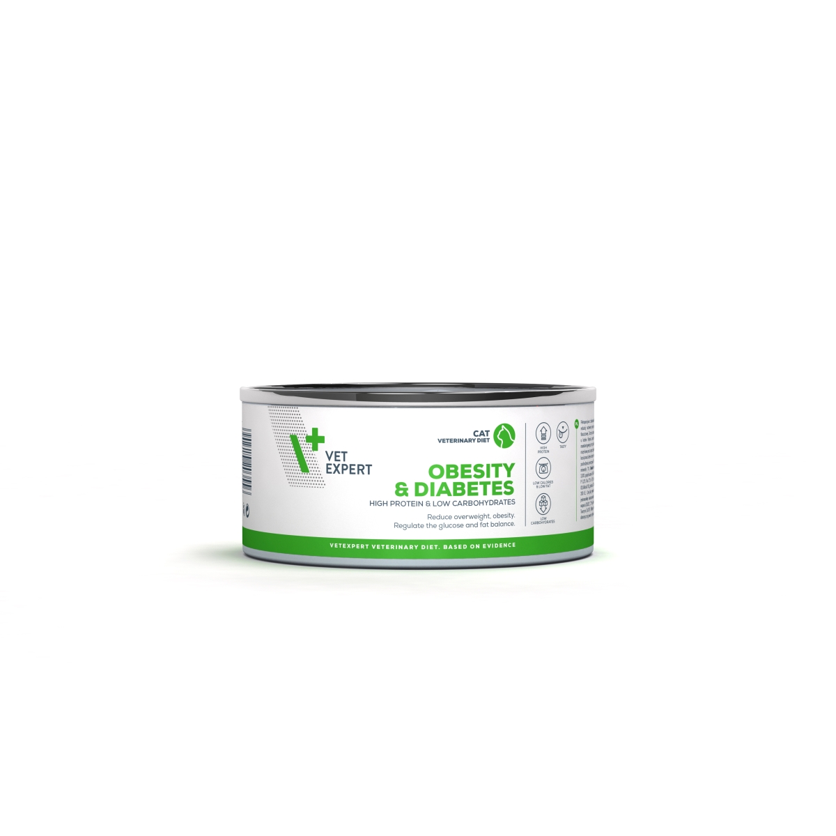 4T VD KAĶU OBESITY &DIABETES KONS 100G - Produkta attēls