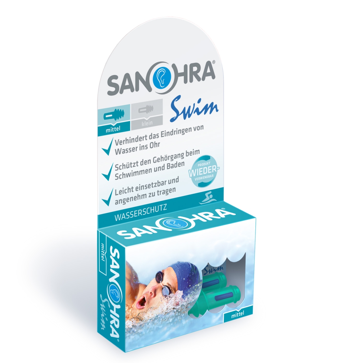 SANOHRA ausu aizbāžņi peldēšanai (pieaugušajiem) - Produkta attēls