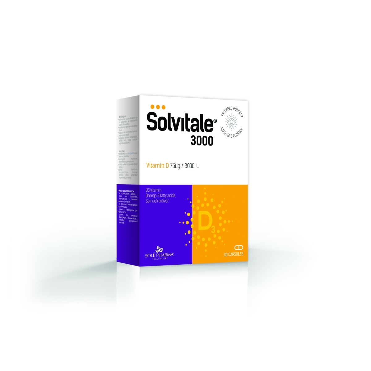 Solvitale 3000 D + Omega-3 N30