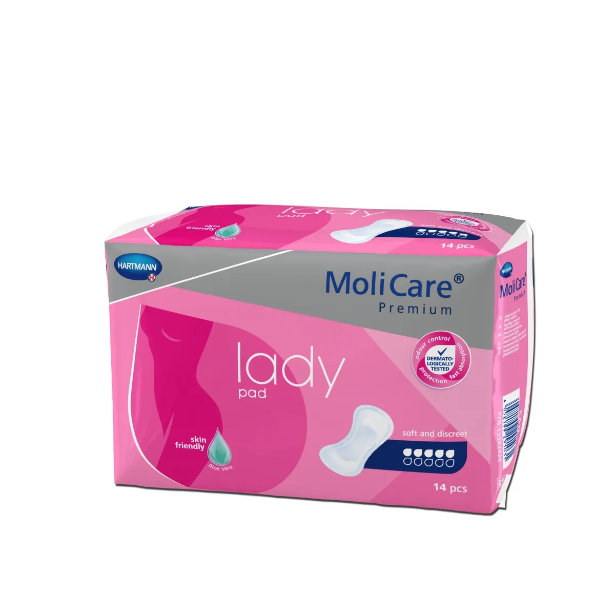 MOLICARE Prem Lady Pad ieliktņi (5 piles), 14 gab - Produkta attēls