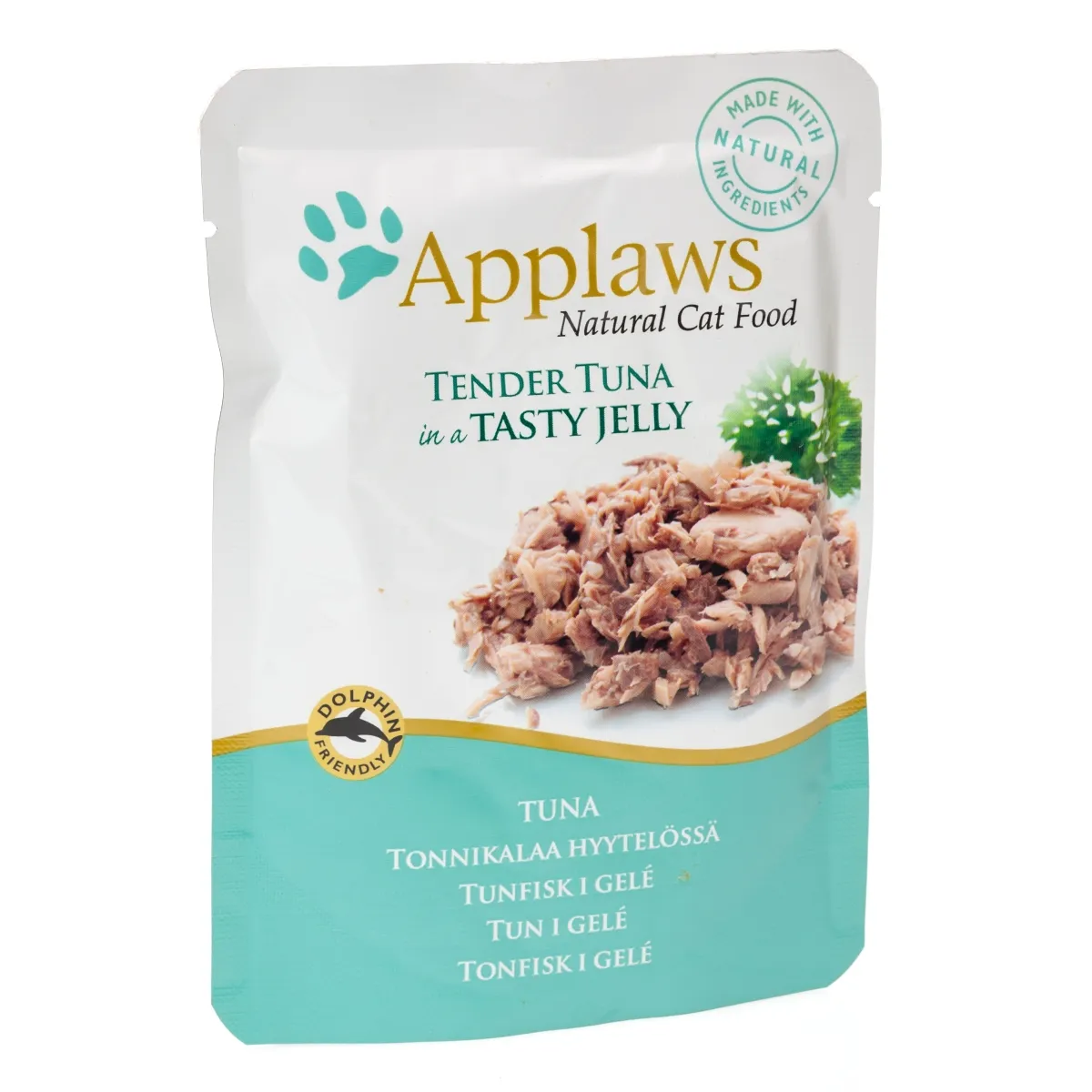 Applaws kaķu mitrā barība paciņā tuncis želejā 70g (8254) - Produkta attēls