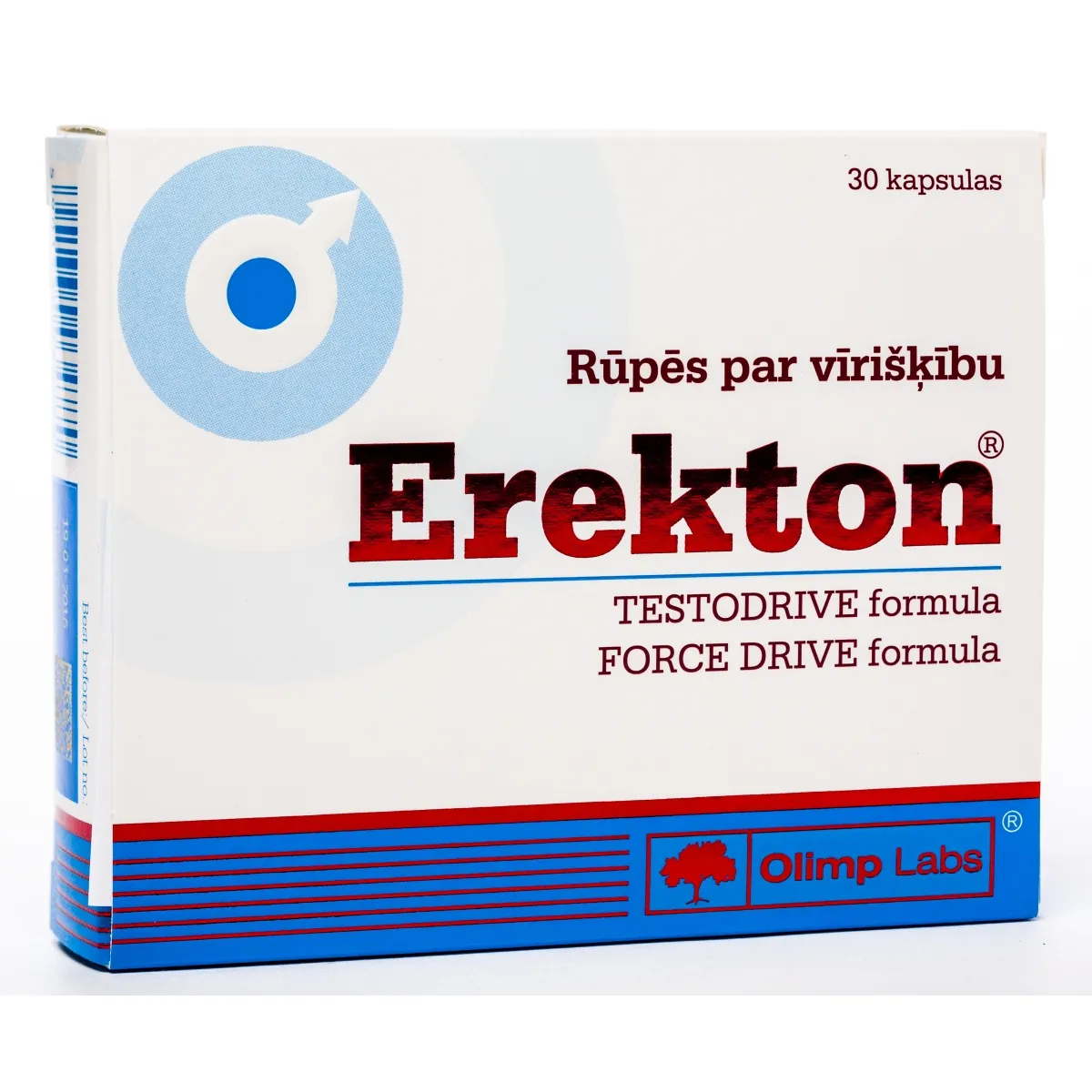 OLIMPLABS Erekton Ultra kapsulas, 30 gab - Produkta attēls