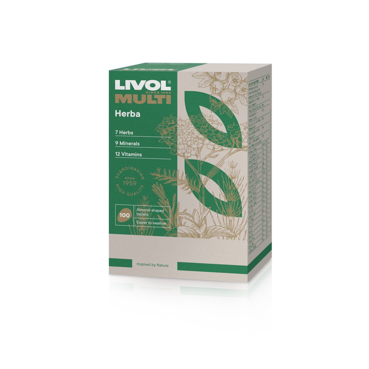 LIVOL MULTI HERBA TBL N100 - Produkta attēls