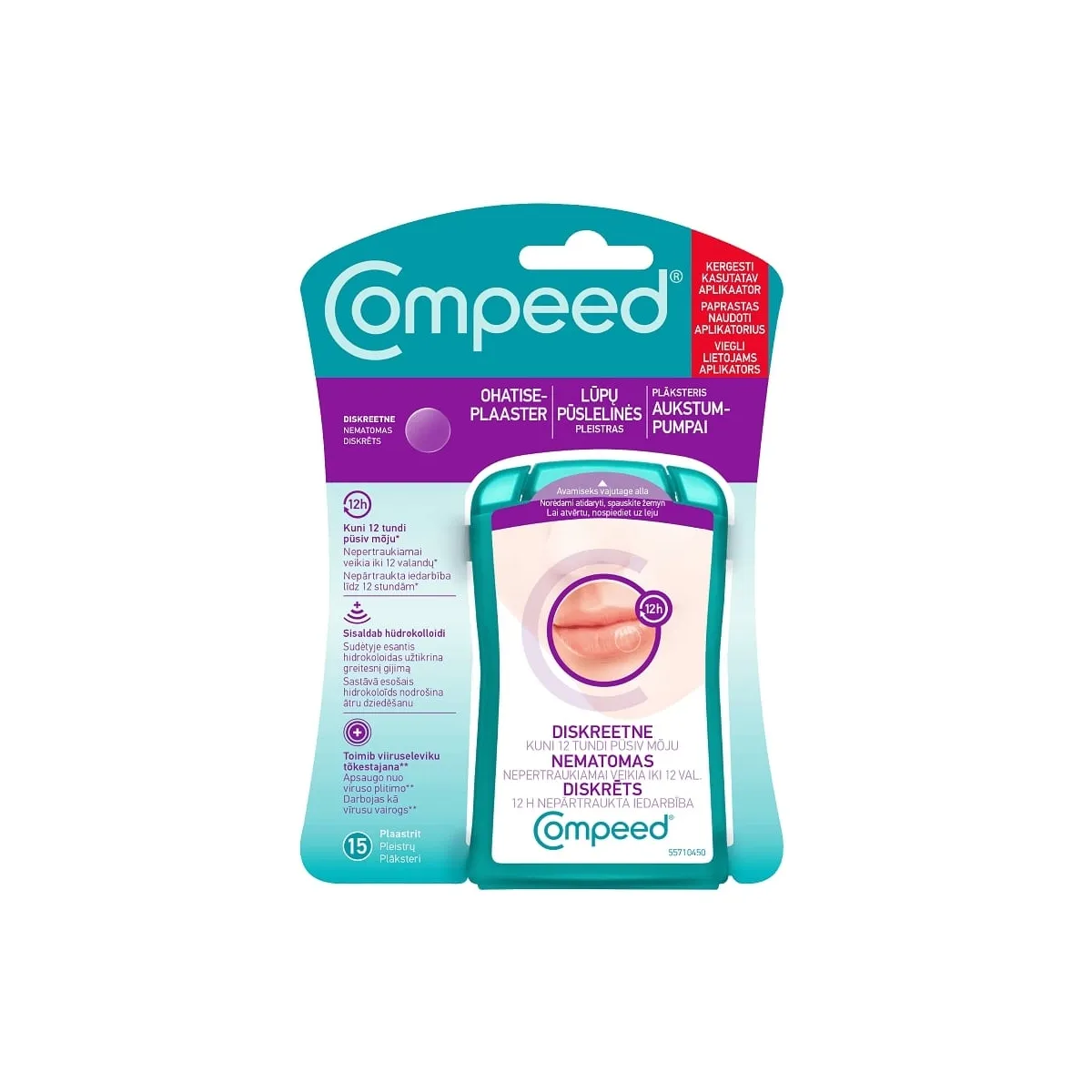 COMPEED® plāksteri aukstumpumpām, 15 gb. - Produkta attēls