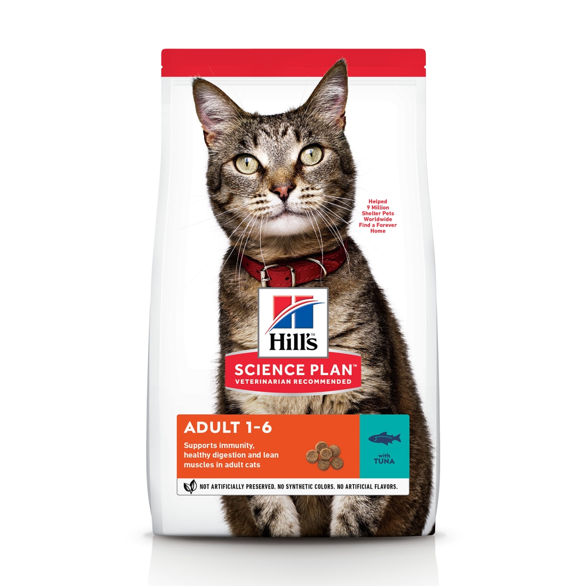 Hills kaķu sausā barība tuncis 1,5kg - Produkta attēls