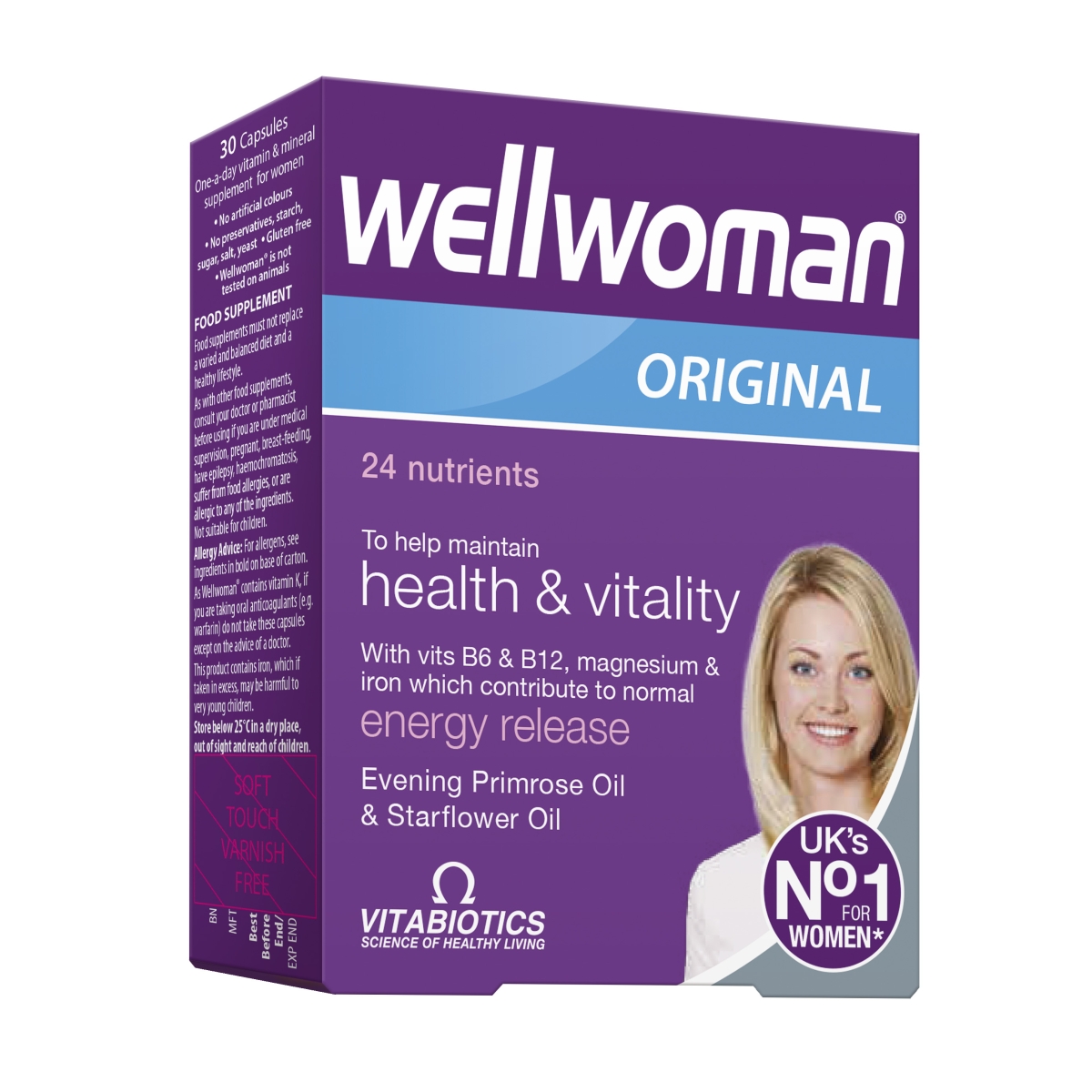 WELLWOMAN® Original kapsulas, 30 gab. - Produkta attēls
