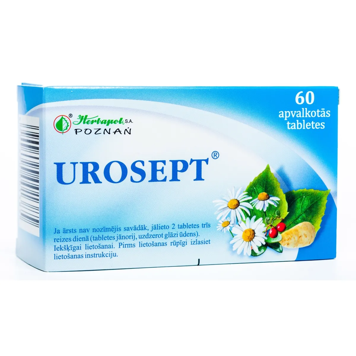 UROSEPT APV.TABLETES N60 - Produkta attēls