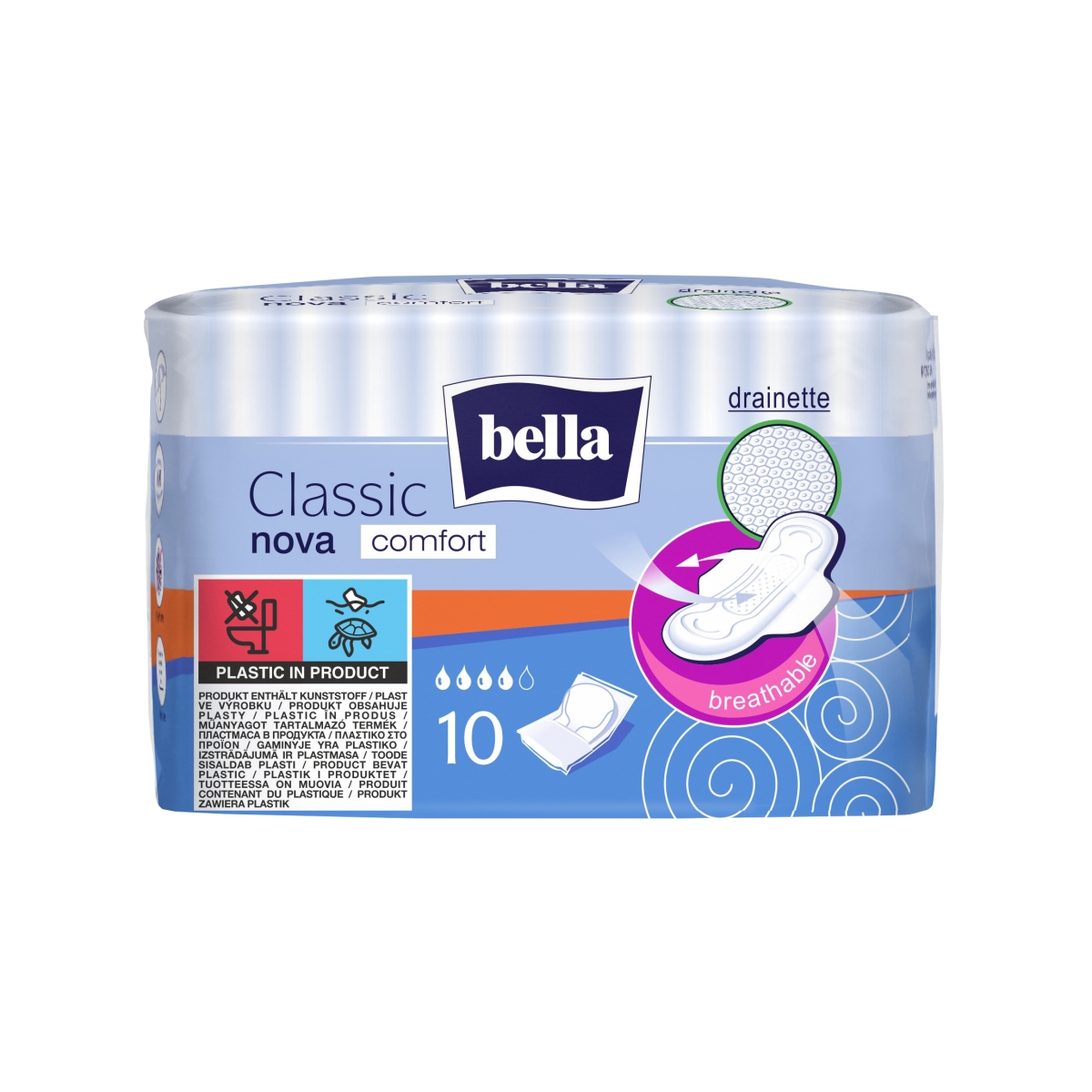 BELLA CLASSIC NOVA Comfort higiēniskās paketes, 10 gab. - Produkta attēls