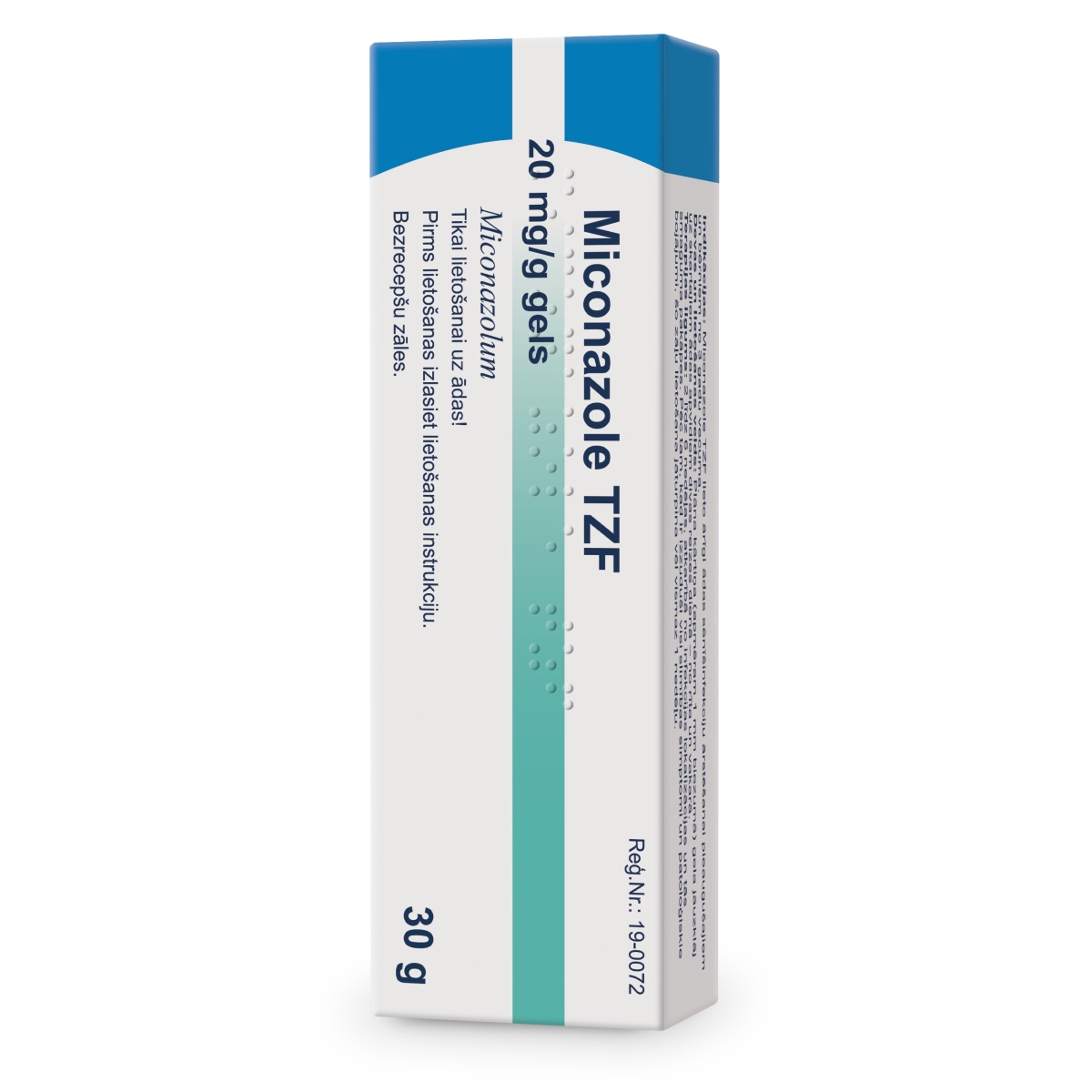 MICONAZOLE TZF GELS 20MG/G 30G - Produkta attēls