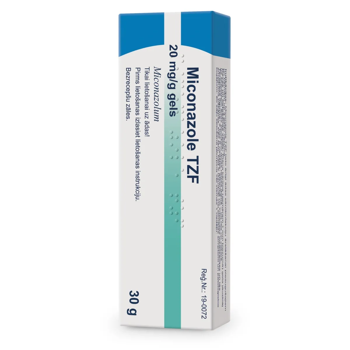 MICONAZOLE TZF 20 mg/ g gels, 30 g. - Produkta attēls