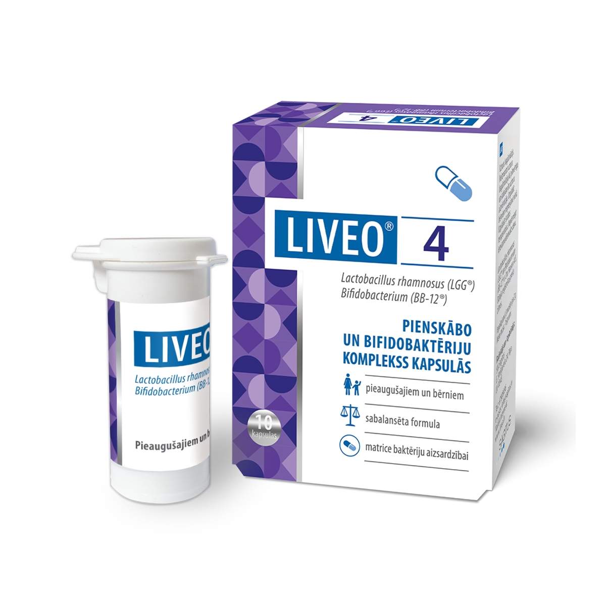 LIVEO 4 kapsulas, 10 gab - Produkta attēls