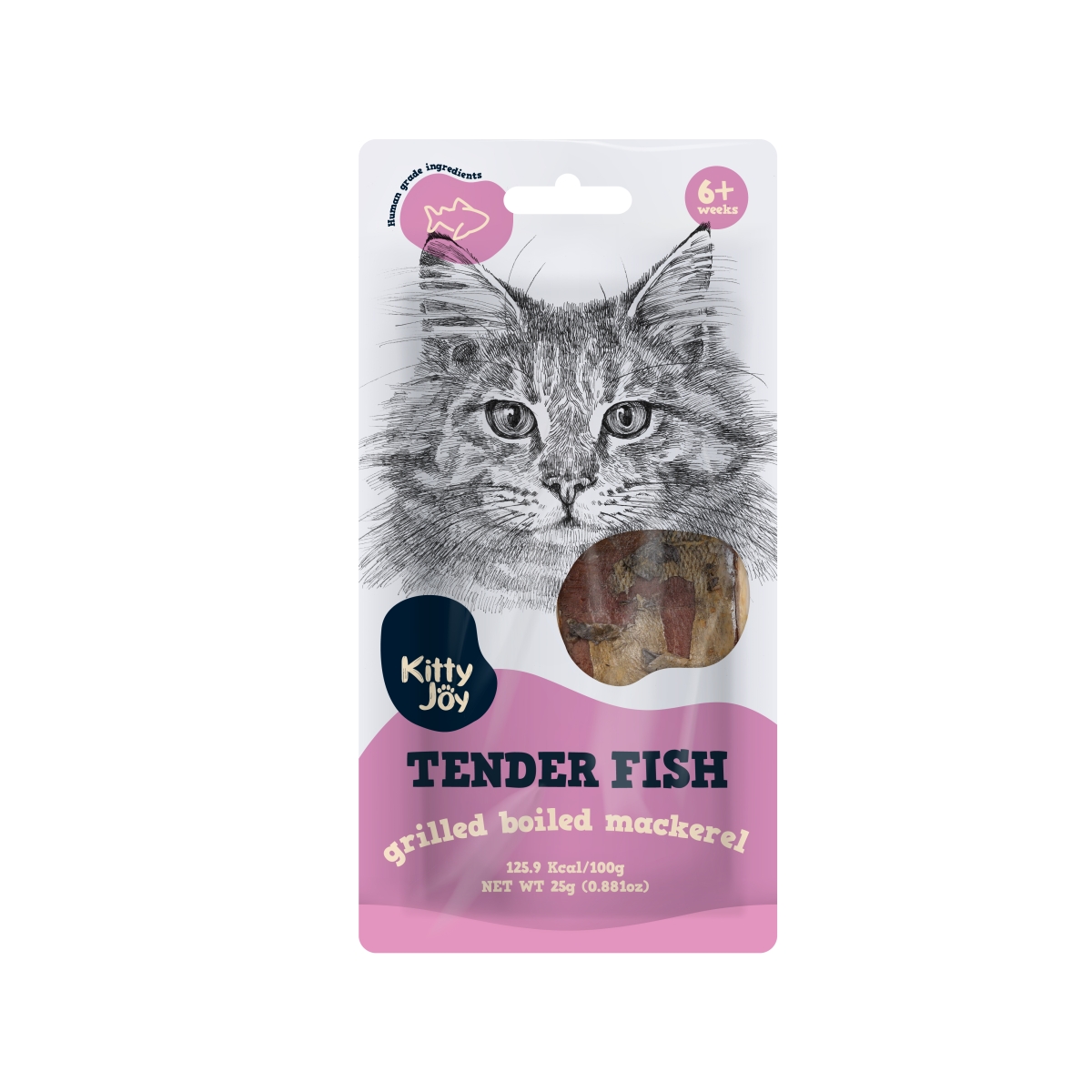 KITTY JOY MAIGA ZIVS GRILĒTA VARĪTĀ SKUMBRIJA 25G - Produkta attēls