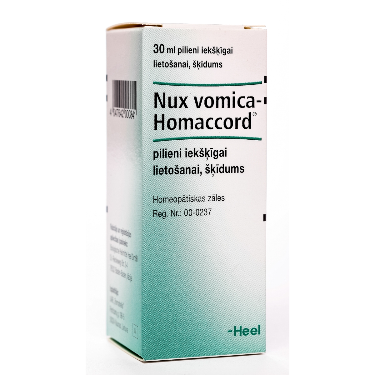 NUX VOMICA-HOMACCORD PILIENI 30ML - Produkta attēls