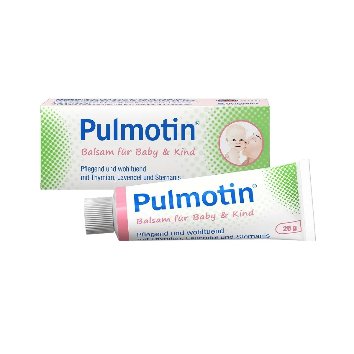 PULMOTIN pretsaaukstēšanās balzams zīdaiņiem/bērniem, 25 g. - Produkta attēls