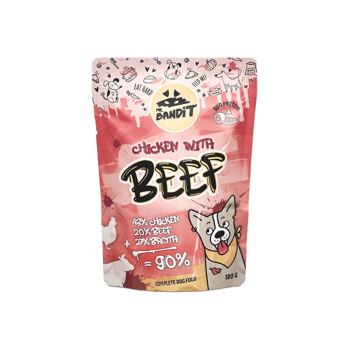 MR.BANDIT KONS VISTA/LIELLOPS/BULJ 180G PAC N10 /0196 - Produkta attēls