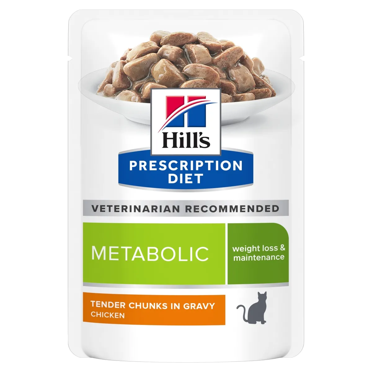 Hills PD kaķu mitrā barība paciņā Metabolic vista 85g N12 - Produkta attēls