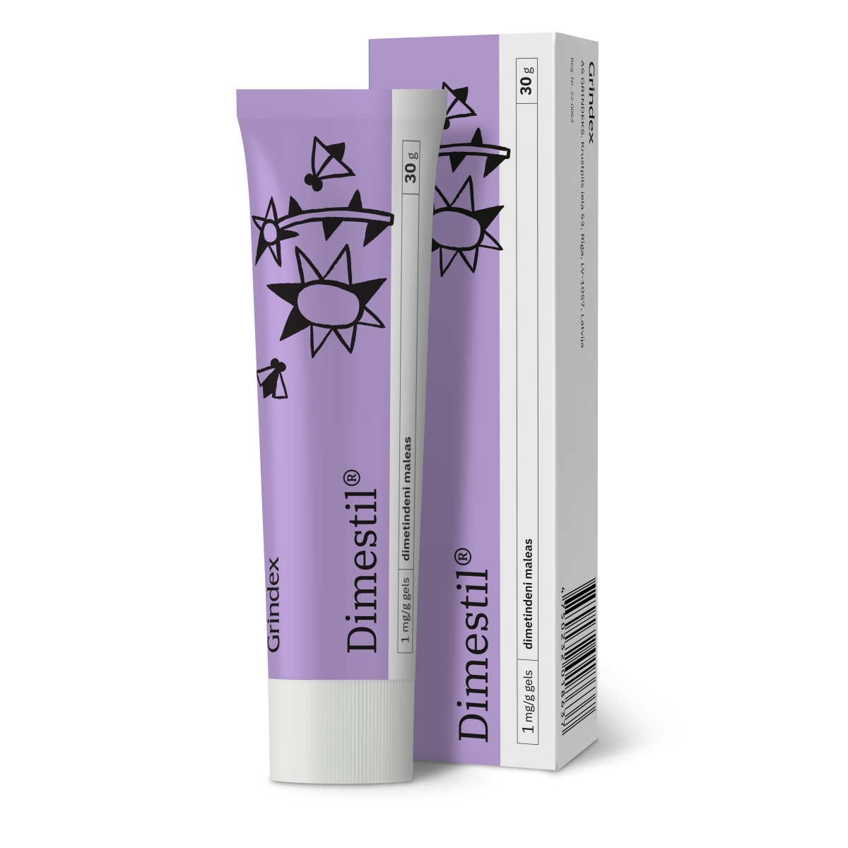 DIMESTIL 1MG/G GELS 30G - Produkta attēls