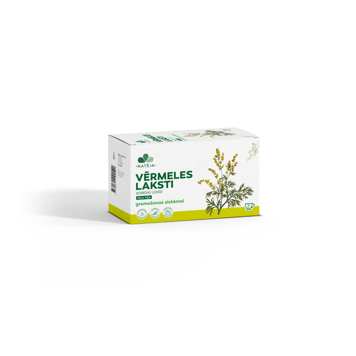 NATĒJA Vērmeles lakstu tēja paciņās, N24 - Produkta attēls