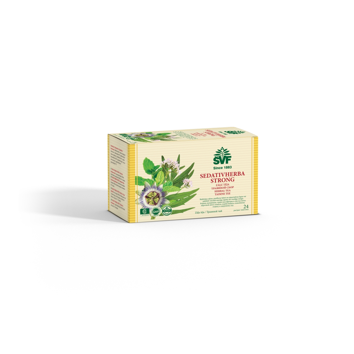 Tēja SEDATIVHERBA STRONG zāļu tēja 1,5 g, 24 gab. - Produkta attēls