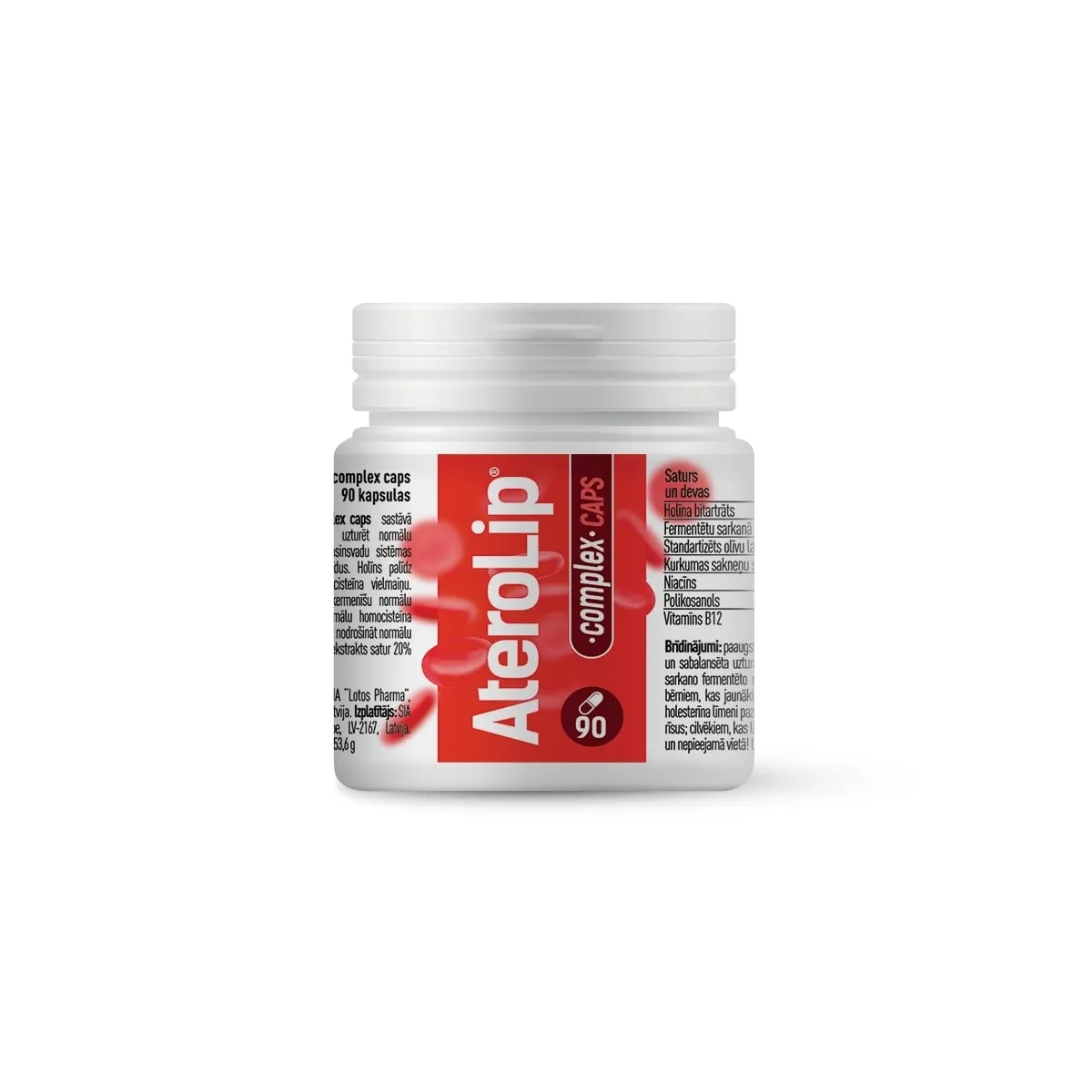 AteroLip Complex Caps, 90 gab. - Produkta attēls