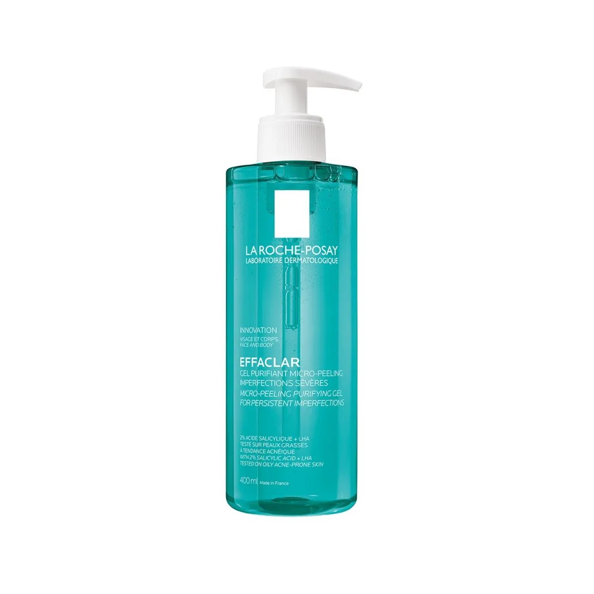LA ROCHE-POSAY Effaclar Micro-peeling želeja, 400 ml - Produkta attēls