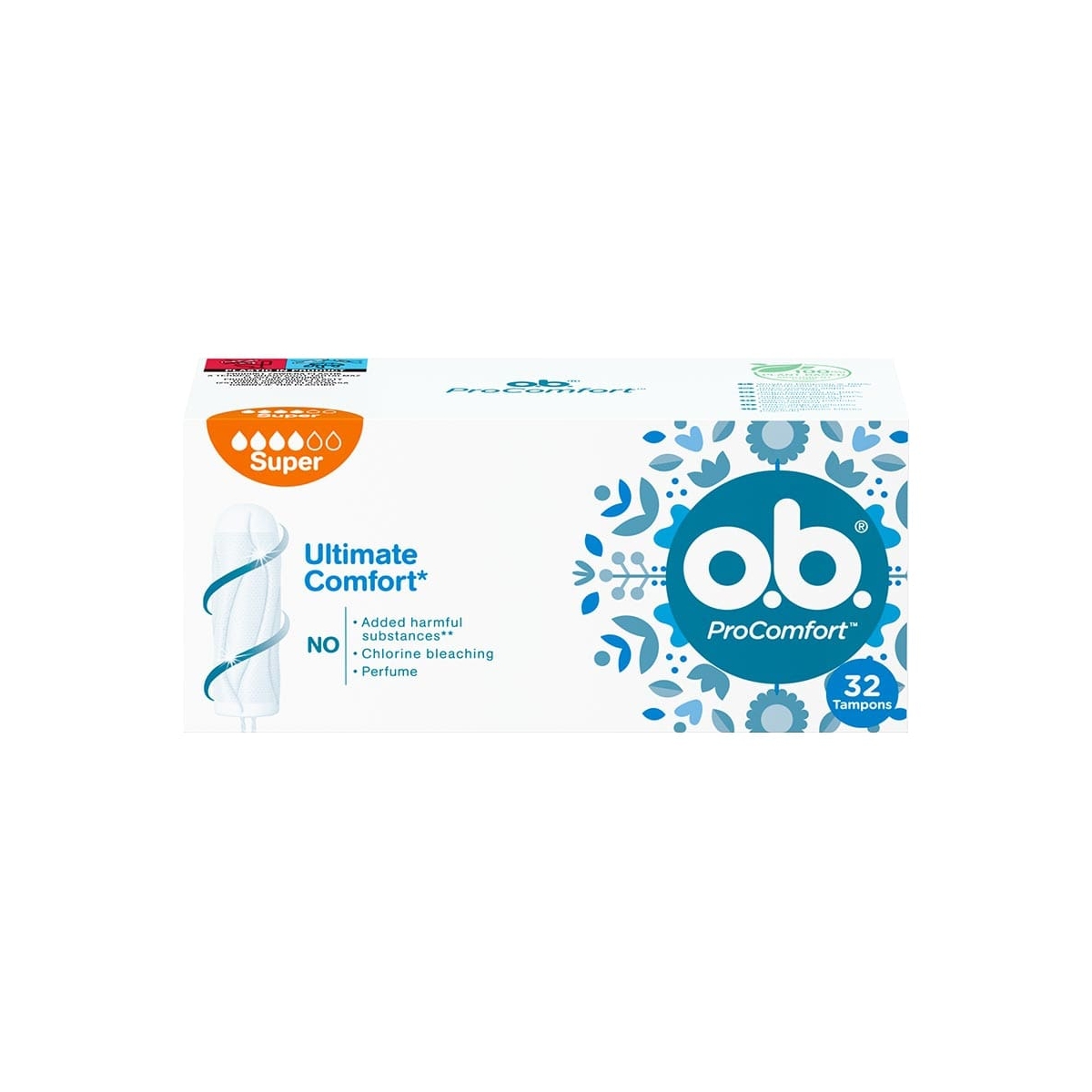 Tamponi O.B Procomfort Super N32 - Produkta attēls