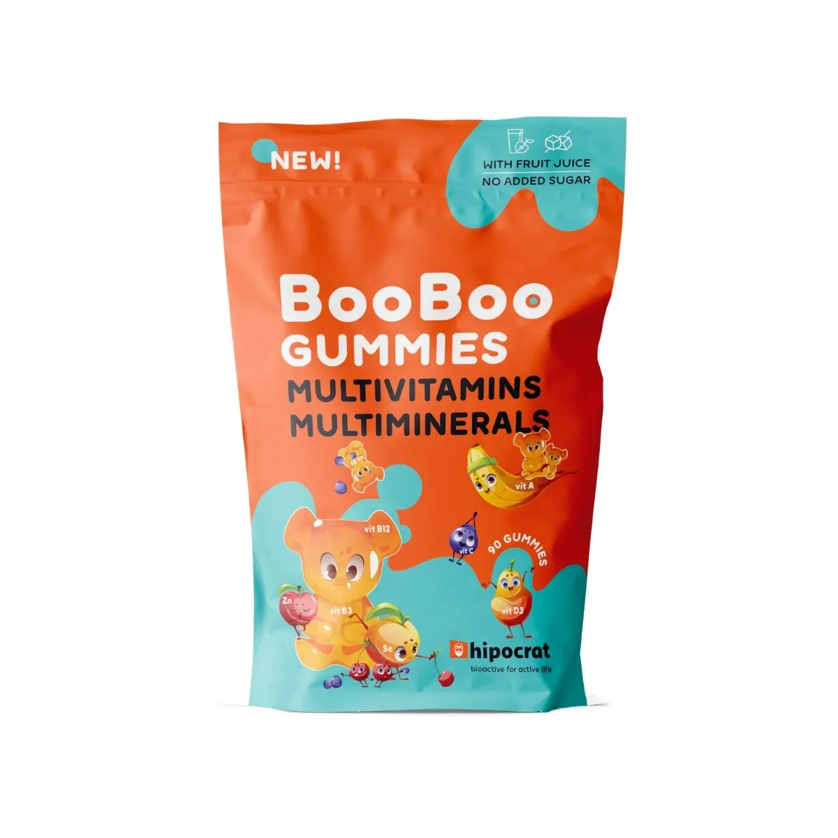 BOOBOO Gummies pastilas, 90 gab - Produkta attēls