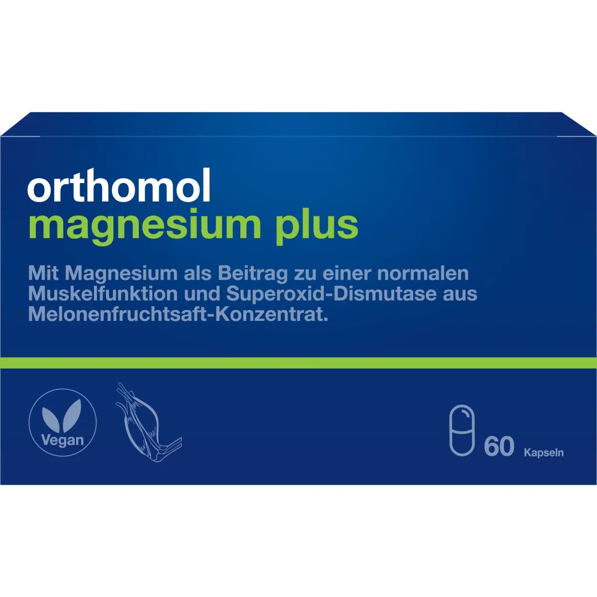 ORTHOMOL Magnesium Plus kapsulas, 60 gab - Produkta attēls