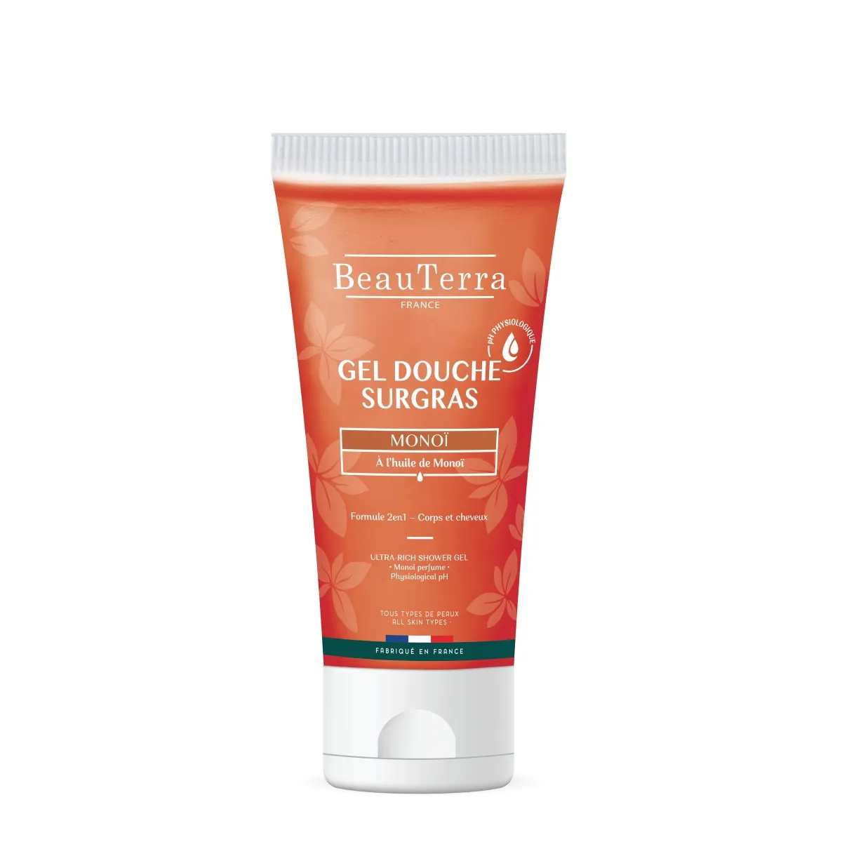 BEAUTERRA Monoi dušas želeja ar olīveļļu, 200 ml - Produkta attēls