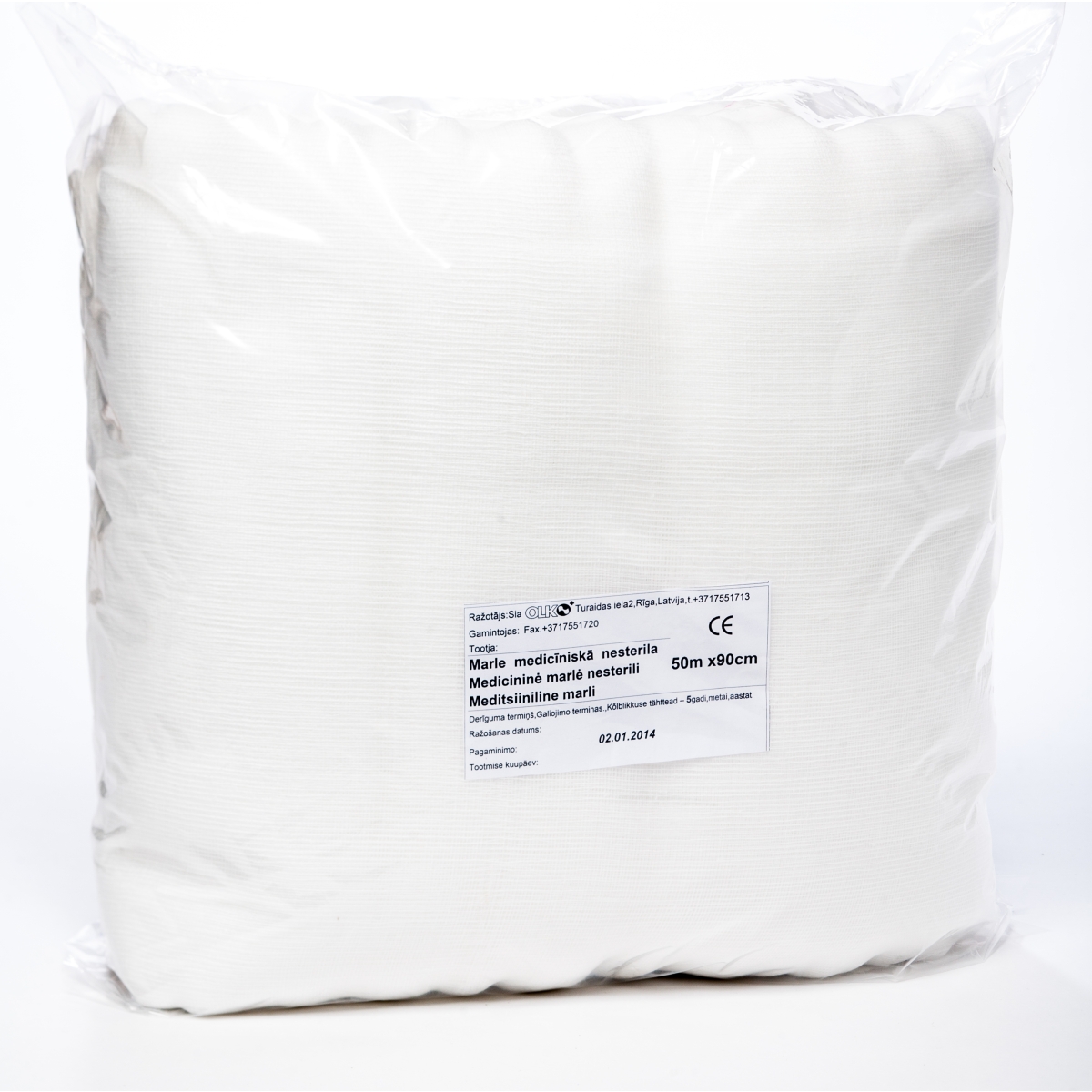 MARLE MEDICĪNISKĀ 50Mx90CM (OLKO) - Produkta attēls