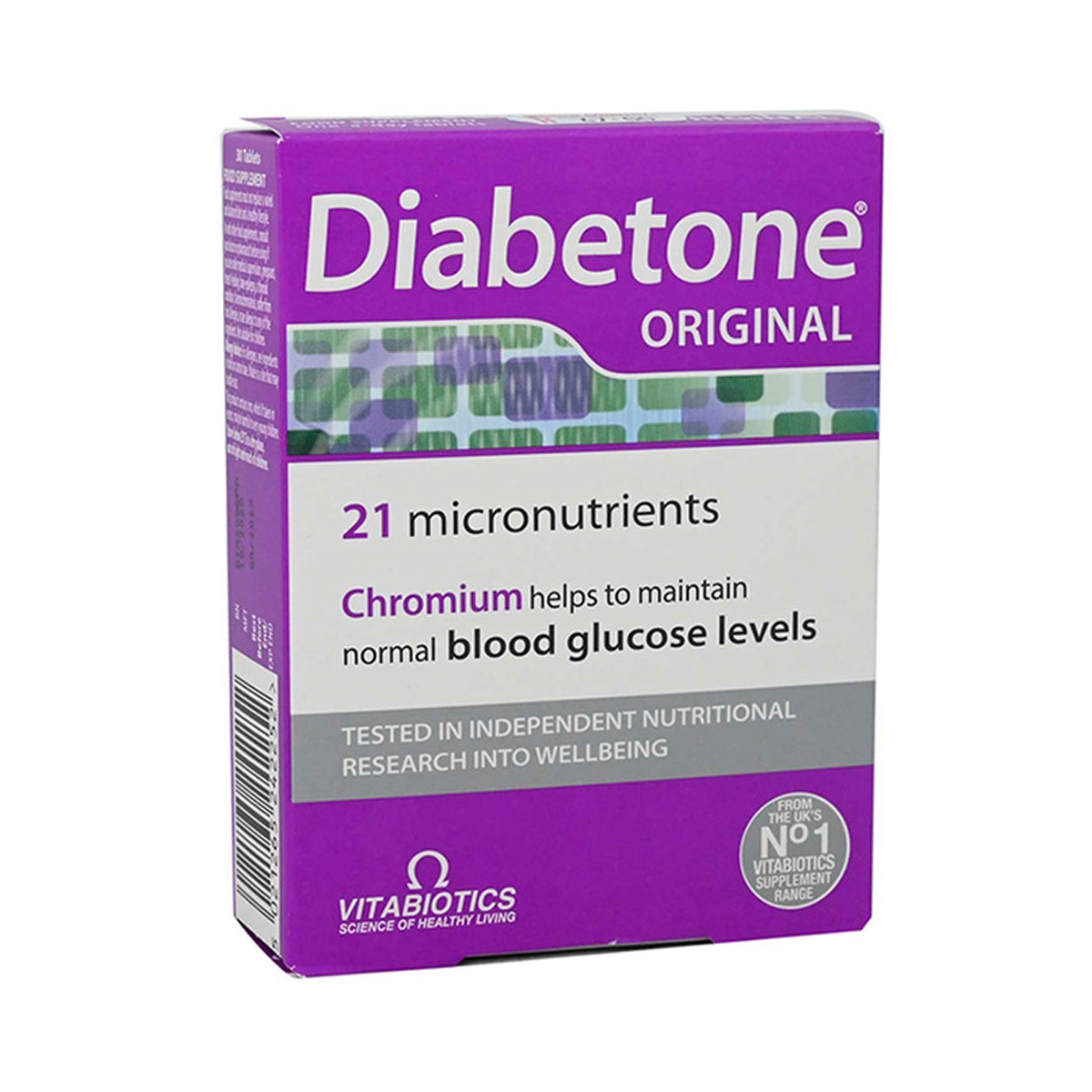 DIABETONE® tabletes, 30 gab. - Produkta attēls