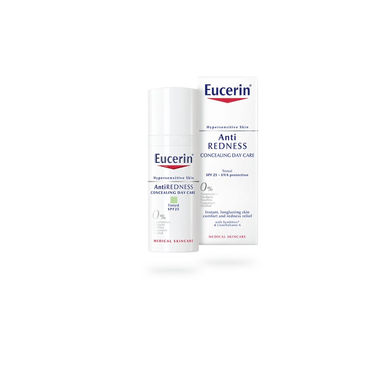 EUCERIN ANTI-REDNESS MASKĒJOŠS SEJAS KRĒMS AR SPF25 ĀDAS APSĀRTUMA MAZ - Produkta attēls