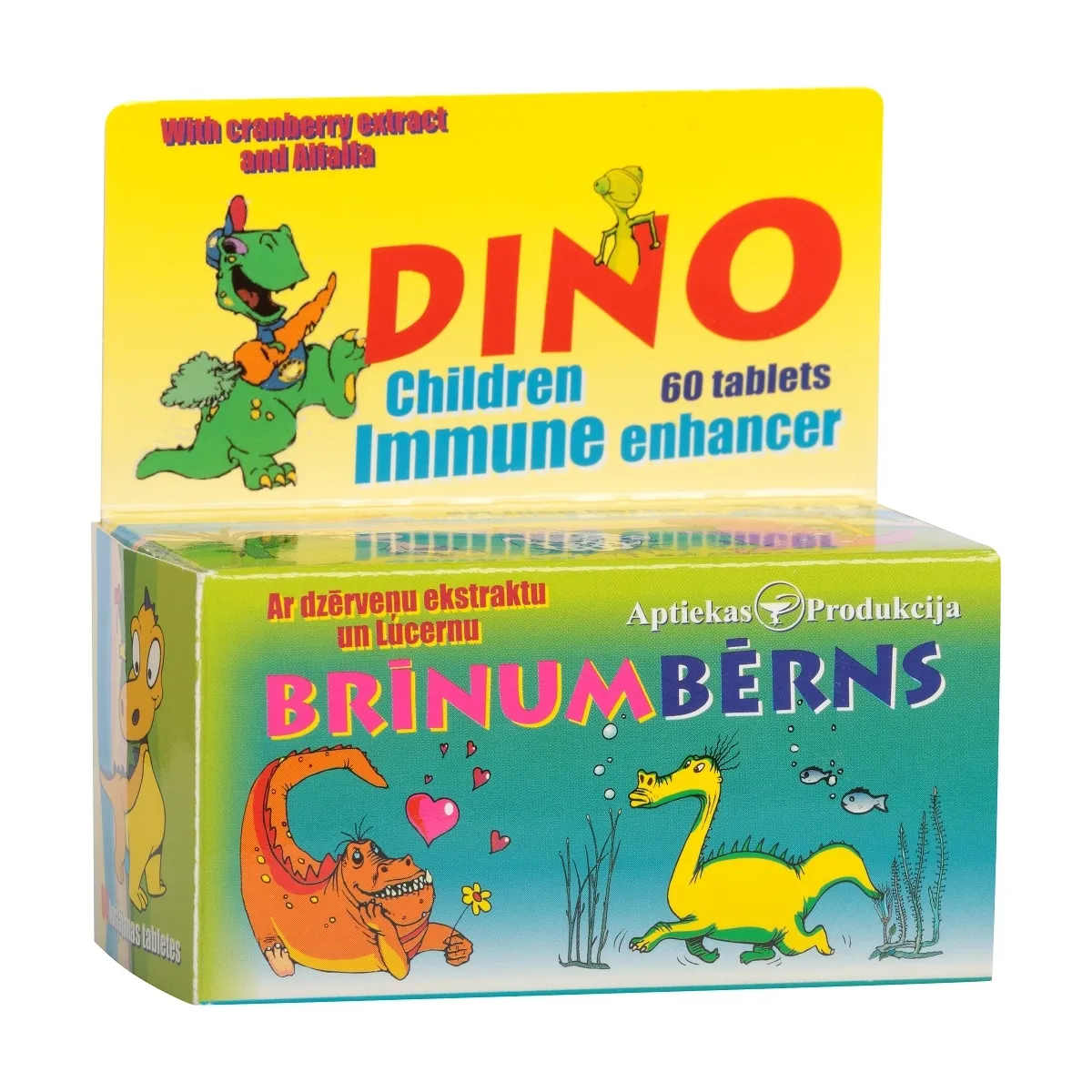 AP BRĪNUMBĒRNS ar dzērveņu ekstraktu un lucernu tabletes, 60gab - Produkta attēls