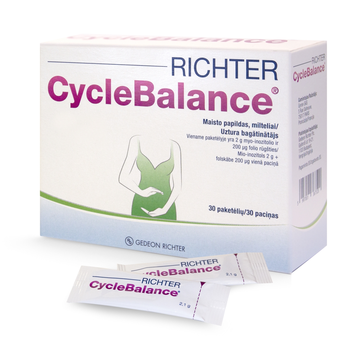 CYCLE BALANCE 2g pulveris, 30 gab. - Produkta attēls